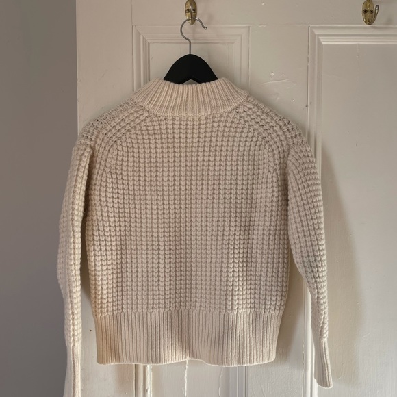 EVERLANE wool + cashmere waffle sweater - size XXS - Picture 6 of 6